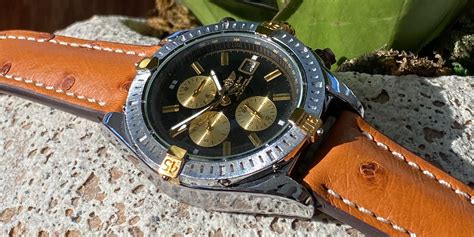 replace breitling leather strap with rubber